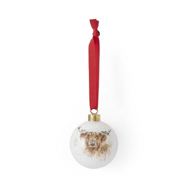 Wrendale Designs Highland Cow Bauble